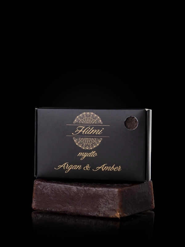 Mydło w kostce Argan & Amber